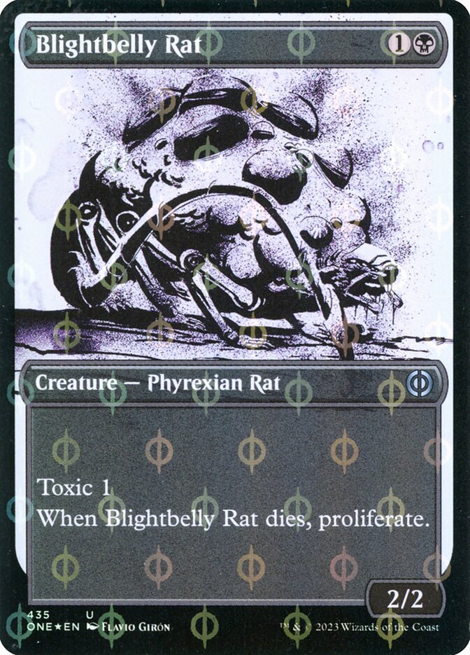 Magic the Gathering Card - Blightbelly Rat - MTG Circle
