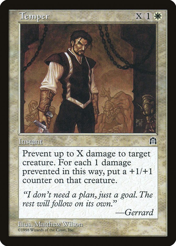 Magic the Gathering Card - Temper - MTG Circle