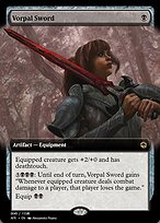 Magic the Gathering Card - Vorpal Sword - MTG Circle