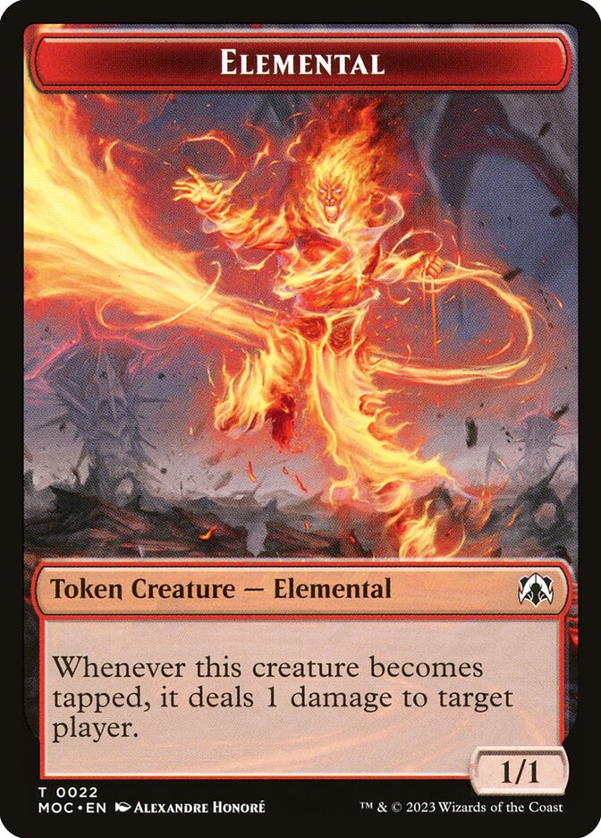 Magic the Gathering Card - Elemental - MTG Circle