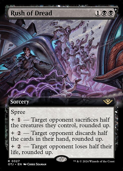 Magic the Gathering Card - Rush of Dread - MTG Circle