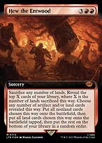 Magic the Gathering Card - Hew the Entwood - MTG Circle