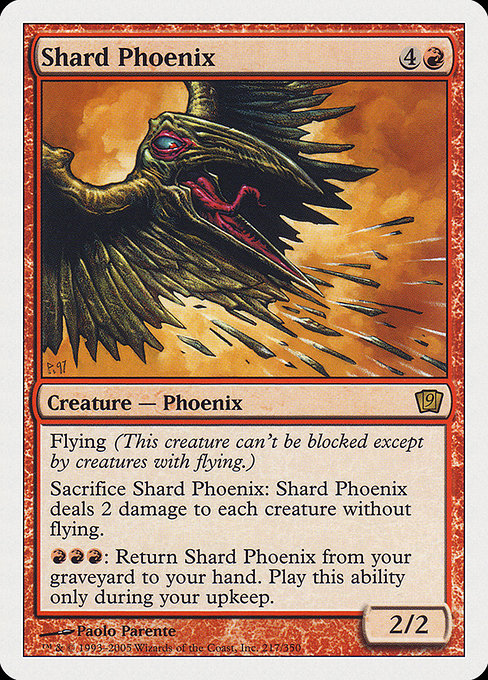 Magic the Gathering Card - Shard Phoenix - MTG Circle
