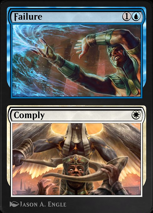 Magic the Gathering Card - Failure // Comply - MTG Circle