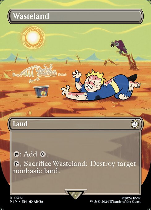 Magic the Gathering Card - Wasteland - MTG Circle