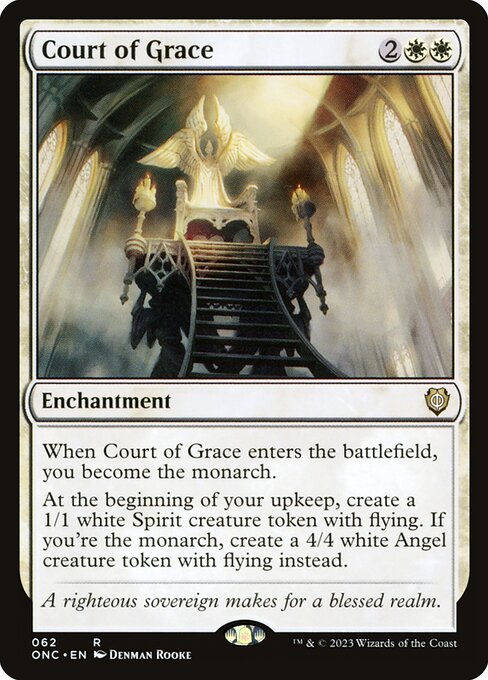Magic the Gathering Card - Court of Grace - MTG Circle