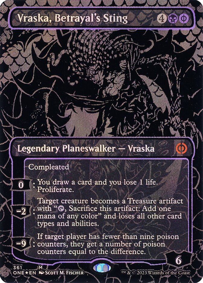 Magic the Gathering Card - Vraska, Betrayal's Sting - MTG Circle
