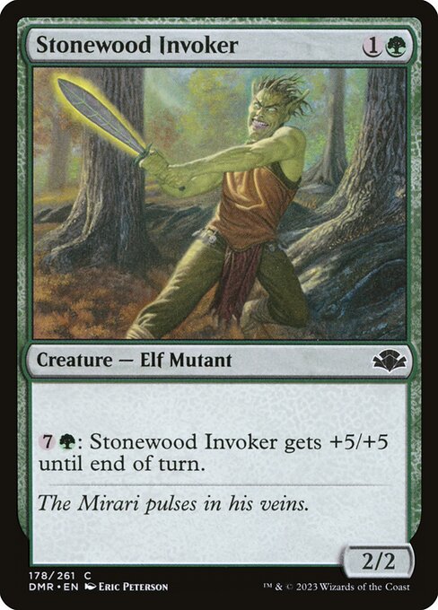 Magic the Gathering Card - Stonewood Invoker - MTG Circle