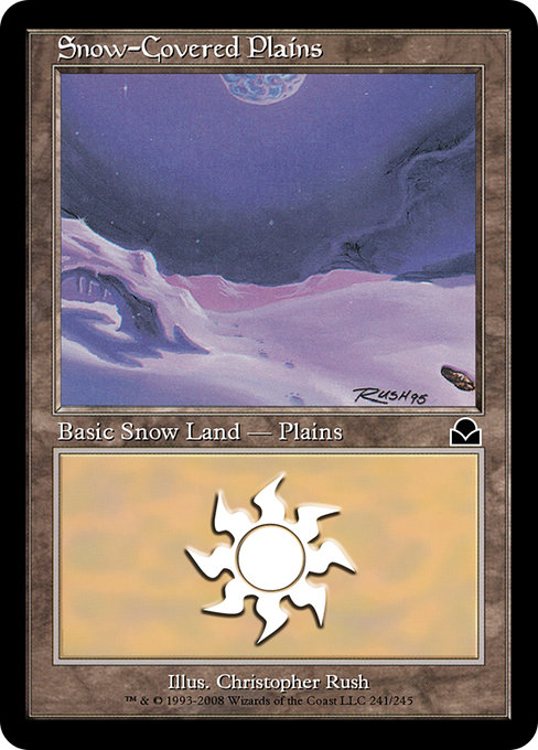 Magic the Gathering Card - Snow-Covered Plains - MTG Circle