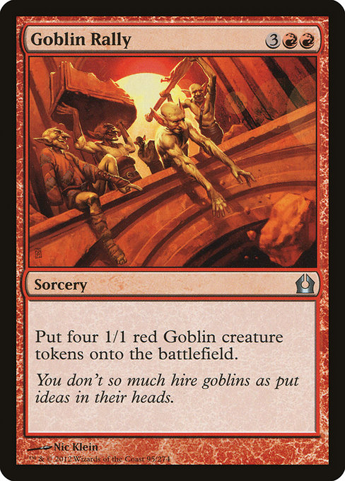 Magic the Gathering Card - Goblin Rally - MTG Circle