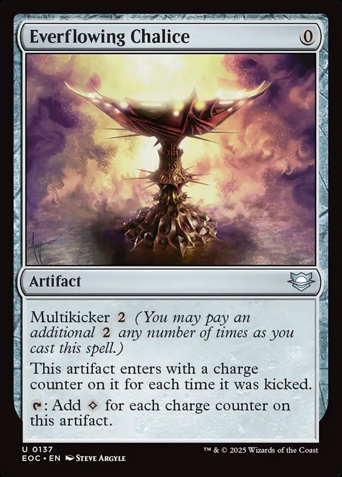 Magic the Gathering Card - Everflowing Chalice - MTG Circle
