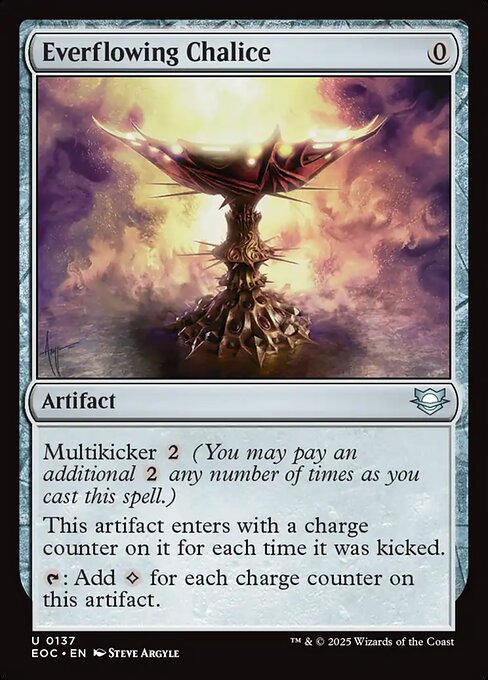 Magic the Gathering Card - Everflowing Chalice - MTG Circle