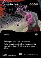 Magic the Gathering Card - Inevitable Defeat - MTG Circle