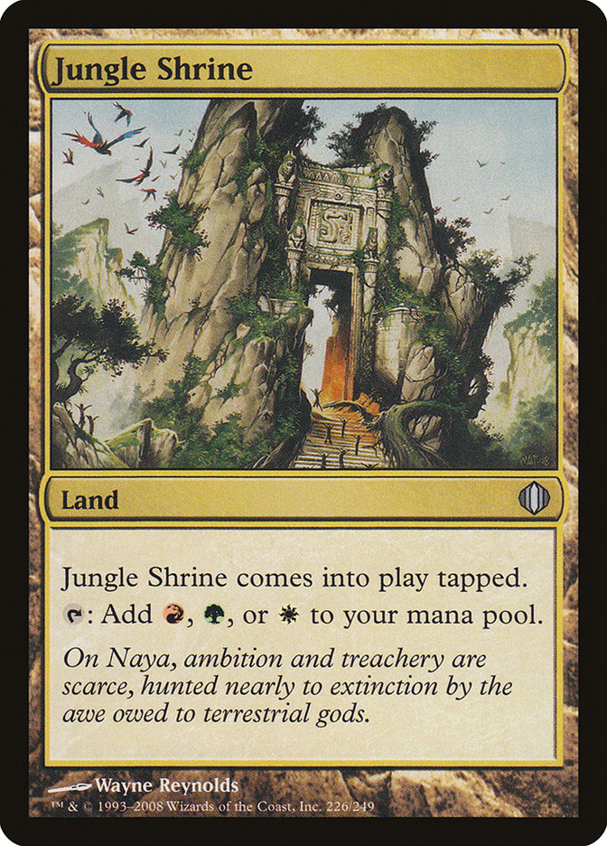 Magic the Gathering Card - Jungle Shrine - MTG Circle