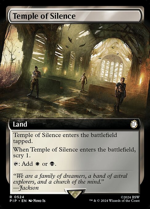 Magic the Gathering Card - Temple of Silence - MTG Circle