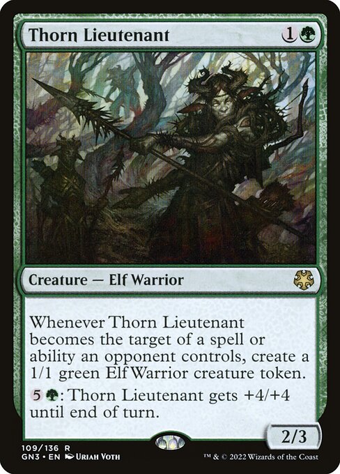 Magic the Gathering Card - Thorn Lieutenant - MTG Circle
