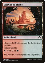 Magic the Gathering Card - Slagwoods Bridge - MTG Circle