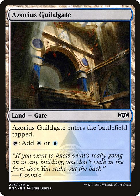 Magic the Gathering Card - Azorius Guildgate - MTG Circle