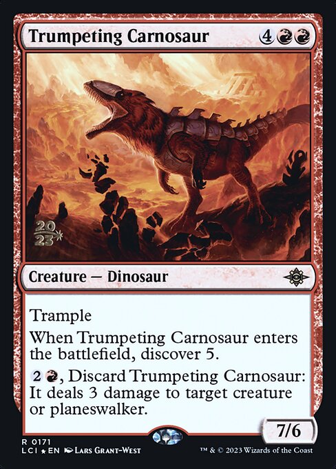Magic the Gathering Card - Trumpeting Carnosaur - MTG Circle