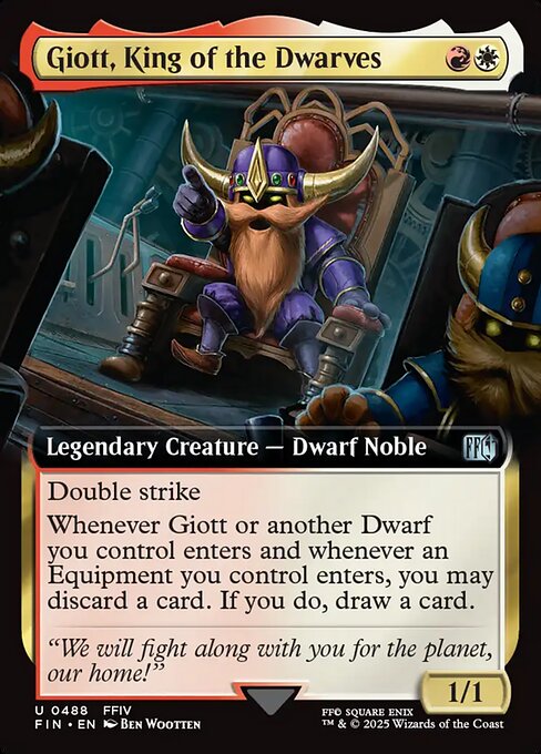 Magic the Gathering Card - Giott, King of the Dwarves - MTG Circle