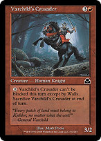 Magic the Gathering Card - Varchild's Crusader - MTG Circle