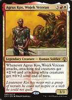 Magic the Gathering Card - Agrus Kos, Wojek Veteran - MTG Circle