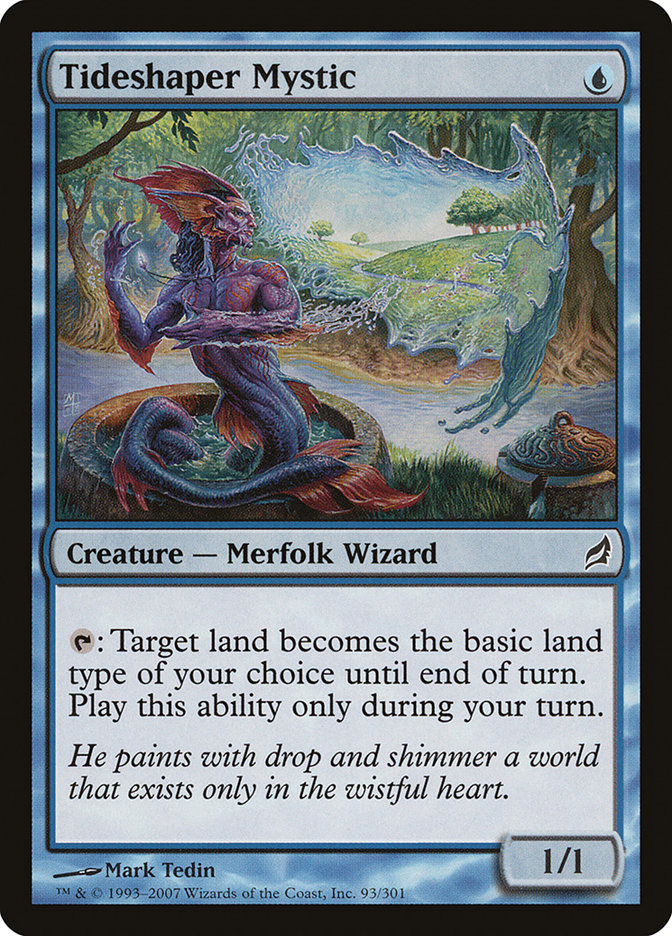 Magic the Gathering Card - Tideshaper Mystic - MTG Circle
