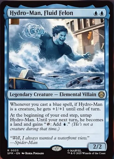 Magic the Gathering Card - Hydro-Man, Fluid Felon - MTG Circle