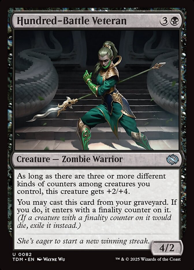 Magic the Gathering Card - Hundred-Battle Veteran - MTG Circle