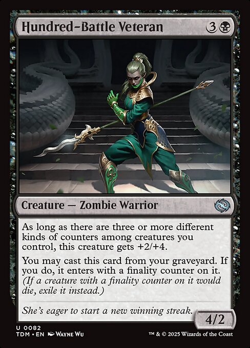Magic the Gathering Card - Hundred-Battle Veteran - MTG Circle