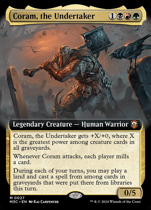 Magic the Gathering Card - Coram, the Undertaker - MTG Circle
