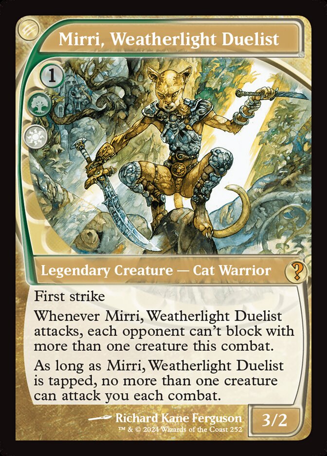 Magic the Gathering Card - Mirri, Weatherlight Duelist - MTG Circle