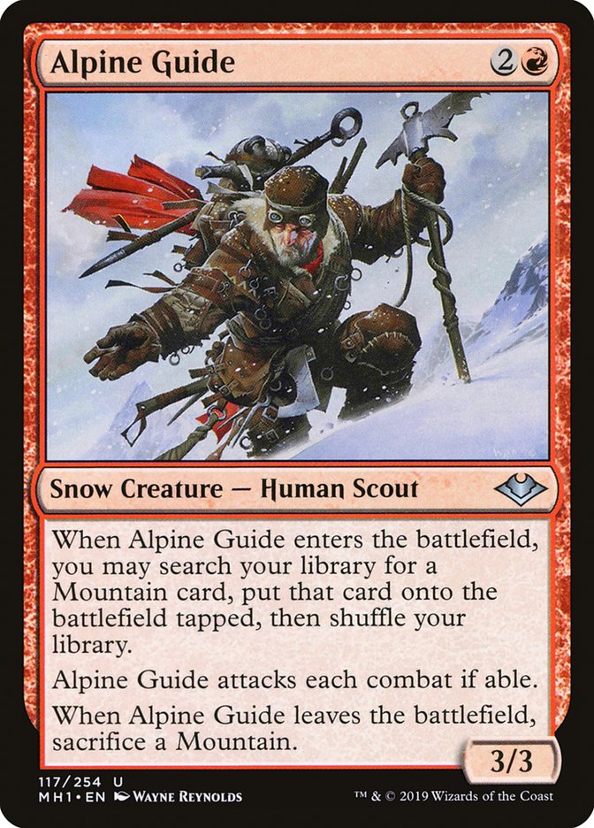 Magic the Gathering Card - Alpine Guide - MTG Circle