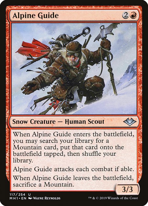 Magic the Gathering Card - Alpine Guide - MTG Circle