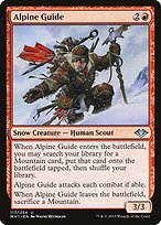 Magic the Gathering Card - Alpine Guide - MTG Circle