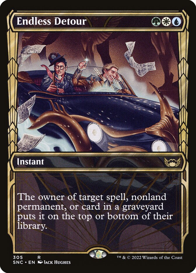 Magic the Gathering Card - Endless Detour - MTG Circle