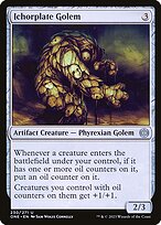 Magic the Gathering Card - Ichorplate Golem - MTG Circle