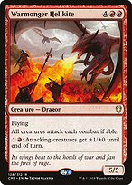 Magic the Gathering Card - Warmonger Hellkite - MTG Circle
