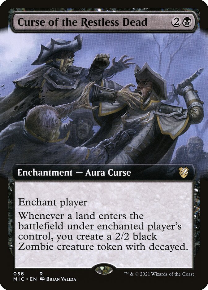 Magic the Gathering Card - Curse of the Restless Dead - MTG Circle