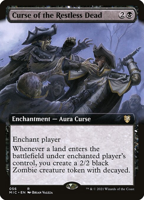 Magic the Gathering Card - Curse of the Restless Dead - MTG Circle