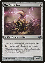 Magic the Gathering Card - Myr Galvanizer - MTG Circle
