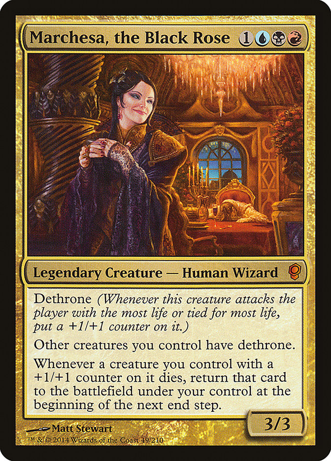 Magic the Gathering Card - Marchesa, the Black Rose - MTG Circle