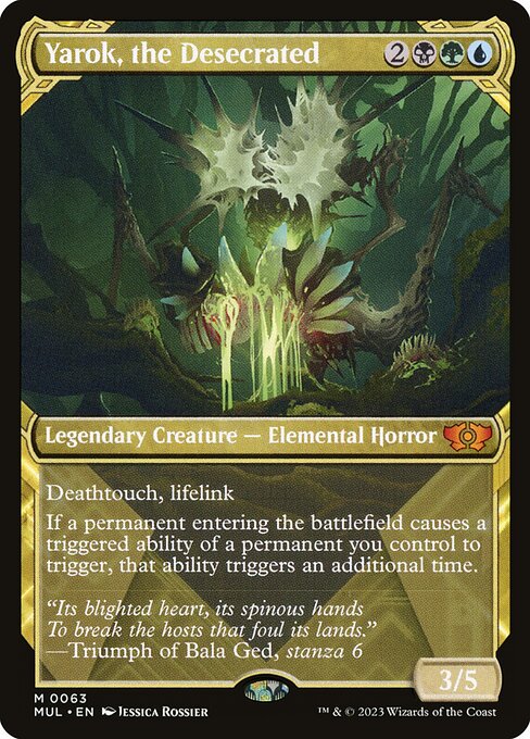 Magic the Gathering Card - Yarok, the Desecrated - MTG Circle
