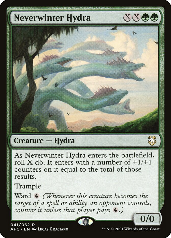 Magic the Gathering Card - Neverwinter Hydra - MTG Circle