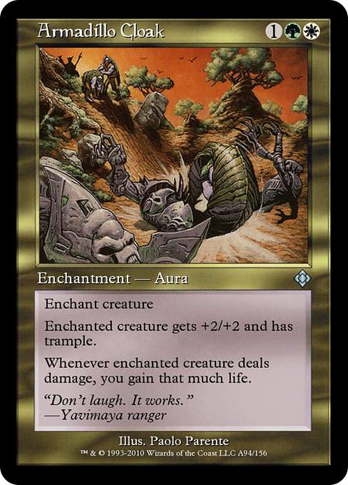 Magic the Gathering Card - Armadillo Cloak - MTG Circle