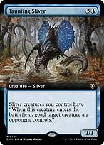 Magic the Gathering Card - Taunting Sliver - MTG Circle