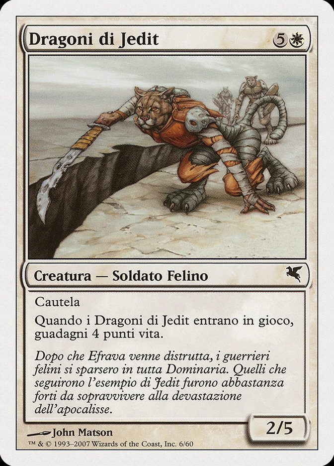 Magic the Gathering Card - Jedit's Dragoons - MTG Circle