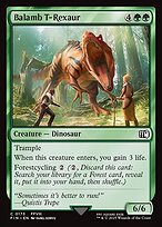 Magic the Gathering Card - Balamb T-Rexaur - MTG Circle