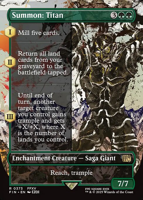 Magic the Gathering Card - Summon: Titan - MTG Circle