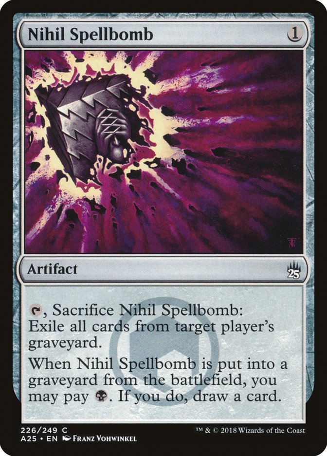 Magic the Gathering Card - Nihil Spellbomb - MTG Circle